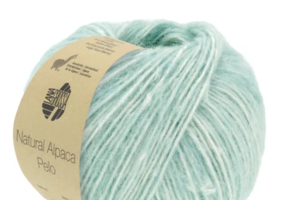 (kg/139€) SOPO! Natural Alpaca Pelo Lana Grossa 50g Fb.18 eisblau weich wärmend