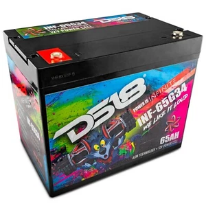 DS18 INF-65G34AH 12 Volt AGM Car Audio BCI Battery - 2000 Watts Rms | 65Ah - Picture 1 of 6