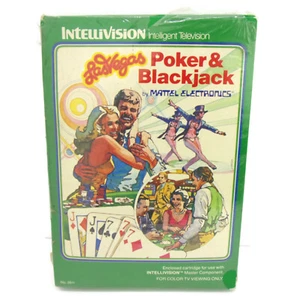 Las Vegas Poker & Blackjack Intellivision Game CIB FACTORY SEALED (SEE PHOTOS) - Picture 1 of 4