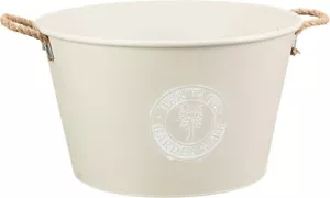 New Heritage Extra Large Galvanised Bucket Planter for Garden or Indoor Use Z-37 - Picture 1 of 1