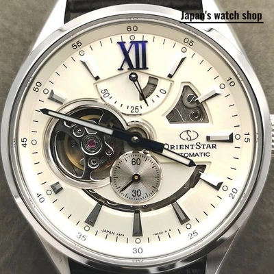 ORIENT STAR RK-AV0007S White Classic Mechanical 24 Jewels Men's Watch New in Box - Image 1 of 4