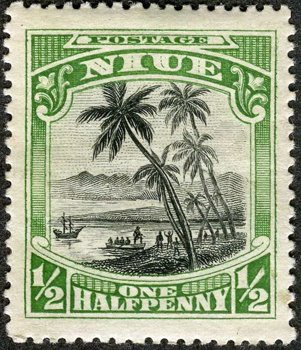 Palmera Niue 1920 MH (SC# 41) Foto 1 de 1