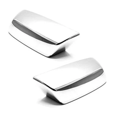 Sizver Chrome Door Mirror Cover For 2014-2018 Chevy Silverado 1500 ^Top Half^  - Image 1 of 4