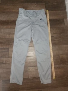 Under Armour Youth XL YXL  Baseball Pant- Grey Full Length - Picture 1 of 7