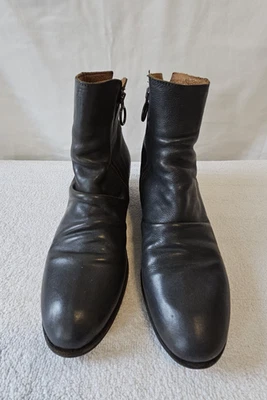 Botas al tobillo Fiorentini Baker gris oscuro con cremallera lateral de cuero para mujer EUR 39 US 8,5 Foto 1 de 4