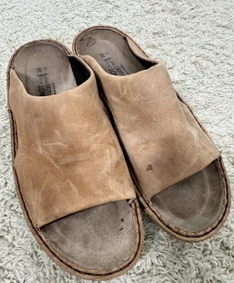 Sandalias de cuña Naot Ardisia para mujer EU 39 US 8 zapatos de cuero marrón latte Foto 1 de 4