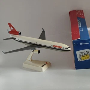 Swissair McDonnell Douglas MD-11 Vintage Wooster Airlines Collectors Model # 259 - Imagen 1 de 24