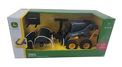 Conjunto de brinquedos minicarregadeira John Deere Big Farm 318G em escala 1/16 - LP77343 - Imagem 1 de 4