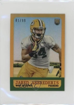 2014 Topps Chrome 1963 Design Minis Refractor /99 Jared Abbrederis #38 Rookie RC - Image 1 of 2