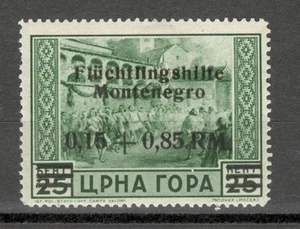 GERMANY OCC MONTENEGRO - MH STAMP - OVERPRINT - Mi.No. 22 - 1944. - Imagen 1 de 2