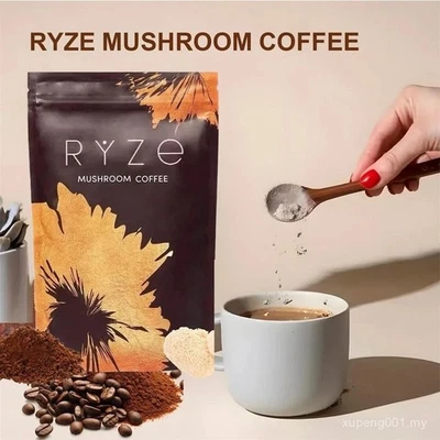 Paquet de 6 café champignon bio RYZE 180 portions livraison gratuite DHL - Photo 1/4