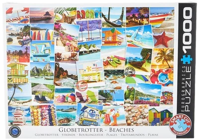 1000piece jigsaw puzzle Eurographics Globetrotter Beach 6000-0761 - Image 1 of 3
