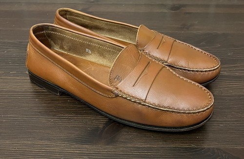 TOD’S Tods Shoe Pellame Penny Mocassino Donna Tg 8 5 Pelle Marrone Slip On Made in Italy