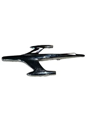 Ornamento de cohete guardabarros derecho cromado GM 570460 1957 Oldsmobile Super 88 98 (SRB fabricante de equipos originales Foto 1 de 4