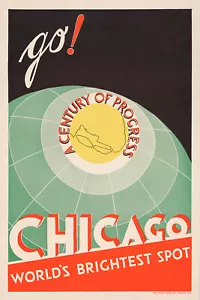 GO CHICAGO PROMOTINAL POSTER - Picture 1 of 2