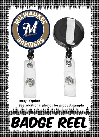 Milwaukee Brewers - Badge Reel - Choose From 12 Designs Cover