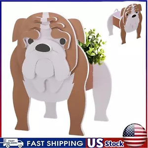 Cute Dog Planters for Outdoor Plants Wooden Dog Planter Plant Pots Dog Shaped🐶 - Picture 1 of 12