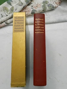 1956, The French Revolution by T.Carlyle, LIM ED CLUB, ARTIST B. LAMOTTE SIGNED - Picture 1 of 9