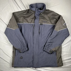 Vintage 90s Fila Snowboard Jacket Size XXL Navy/Black - Picture 1 of 16
