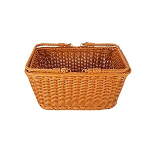Handgefertigter tragbarer Picknickkorb aus künstlichem Rattan Rattan geflochten9524 - Bild 1 von 7
