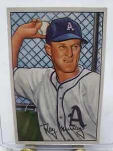 1952 BOWMAN #118 RAY MURRAY A'S - Picture 1 of 2