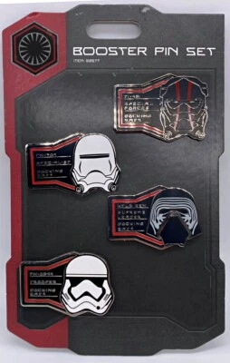 Juego de 4 prendedores de primera orden de Star Wars de los parques de Disney Kylo Ren + Trooper + - NUEVO Foto 1 de 3