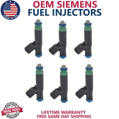6x inyectores de combustible Siemens OEM PARA 00-2005 Ford Taurus Mercury 3,0 L V6 YF1E-F4C Foto 1 de 4