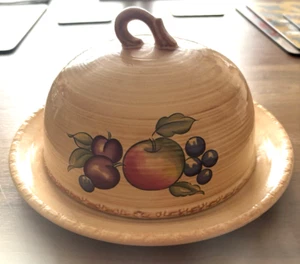 Hornsea Pottery Dome Cheese Dish Yeovil Pattern 1990 - Picture 1 of 9