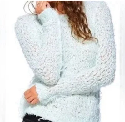 Suéter FREE PEOPLE September Song Oso Polar Tejido Peludo Como Nuevo Para Mujer Mediano Foto 1 de 4