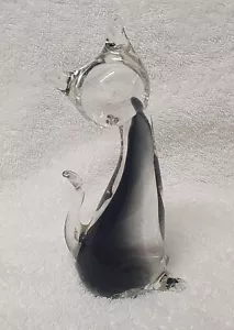 🔶️RARE V. NASON CO. ITALIAN MURANO GLASS CAT MCM MODERNIST RETRO ATOMIC POP MOD - Bild 1 von 11