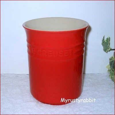 Le Creuset Carmin Gres Rojo 1 Litro Utensilio de Cocina Vajilla Soporte 6" - Nuevo Foto 1 de 4