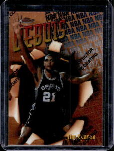1997-98 Topps Finest Tim Duncan Bronze Common w/ Coating Rookie RC #101 Spurs