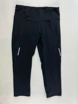 Champion Capri Leggings Women's Small Black Mesh Detail Stretch - Image 1 of 4