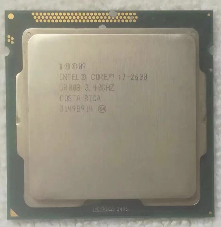 Intel Core i7-2600 3.4GHz SR00B quad-core LGA 1155 Socket H2 CPU processor - Image 1 of 1