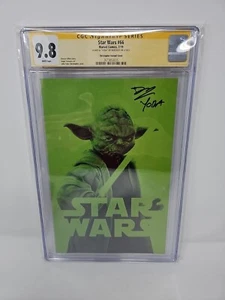 CGC SS 9.8 Star Wars 66 (JTC) (Yoda Green Negative Variant) - SIGNED BY DEEP ROY - Picture 1 of 5