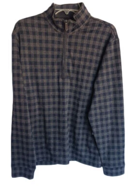 Suéter Pullover de Golf Vineyard Vines On The Go 1/4 Cremallera Marrón Negro Bluffs M Nuevo con Etiquetas Foto 1 de 4