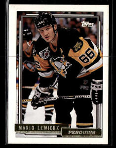 1992-93 Topps Gold #212 Mario Lemieux