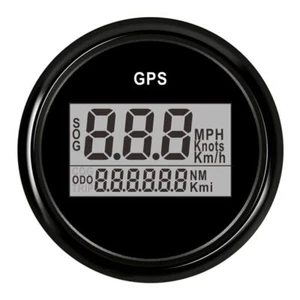 52mm Digital GPS Geschwindigkeitsmesser Messgerät MPH Km/h Knoten für Boot Auto - Bild 1 von 11