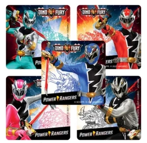 25 Power Rangers Dino Fury Stickers Party Favors Teacher Supply - Picture 1 of 1