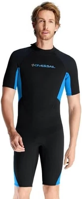 Mue Court sous-Marine Néoprène 3MM Homme Manche L Plongée Sous en Apnée - Photo 1/4