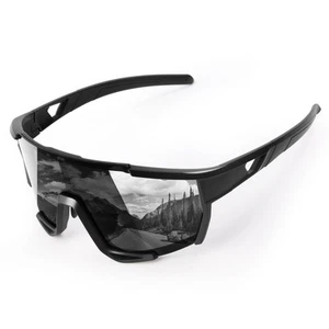 Newest Polarized Sports Sunglasses for Men Women, UV400 Protection/Ultra Clea... - Picture 1 of 8