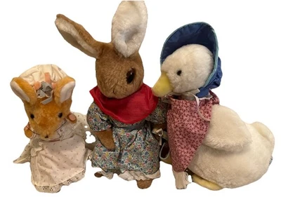 复古 Frederick Warne Eden Beatrix Potter Peter Rabbit 填充动物装饰 — 第 1/4 张图片