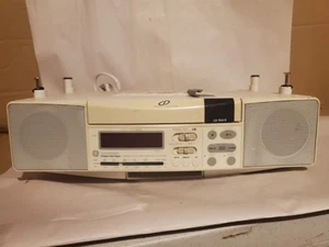 VTG GE Spacemaker Kitchen Under Cabinet AM FM Radio CD Player & Light 7-4290G - Picture 1 of 3