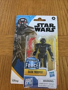 Star Wars Epic World Of Action Dark Trooper Power the Force Action Figure NIB - Picture 1 of 3