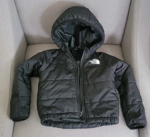 THE NORTH FACE *  BABY * 12-18M * FULL ZIP HOOD REVERSIBLE WINTER JACKET * Black - Picture 1 of 14