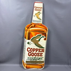 Vintage 40" Copper Goose Kentucky Bourbon Double Sided Wooden 1960s Sign Whisky - Picture 1 of 10