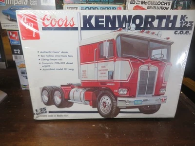 AMT Coors Kenworth K-123 C.O.E. Selado em escala 1/25 - Imagem 1 de 3