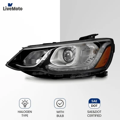 Halogen Headlight For 2017-2020 Chevrolet Sonic Projector Headlamp Driver Left - Imagem 1 de 4