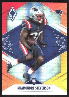 4392I 2021 Panini Phoenix #133 Rhamondre Stevenson Fire Burst - Image 1 of 2