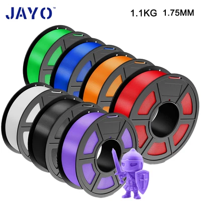 JAYO 3D Printer Filament PLA PETG SILK High Speed PLA+ 1.75mm 1.1KG Bubble Free - Image 1 of 4